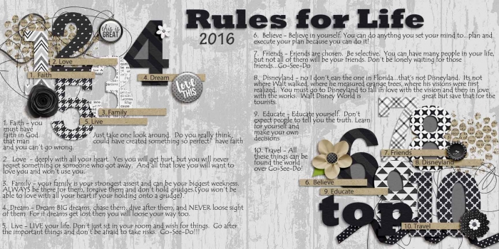 Bingo - Rules for life