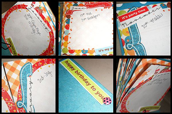 birthday book