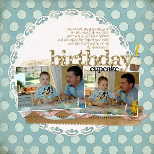 Birthday cupcake
