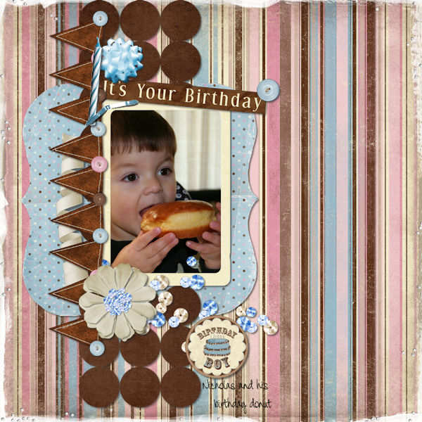 Birthday Donut