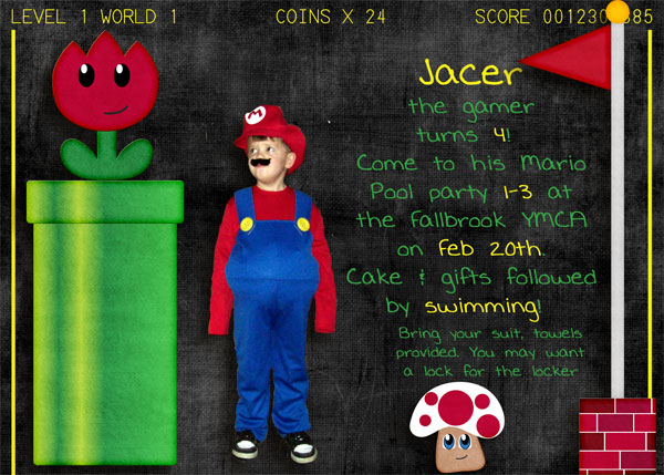 Birthday invite