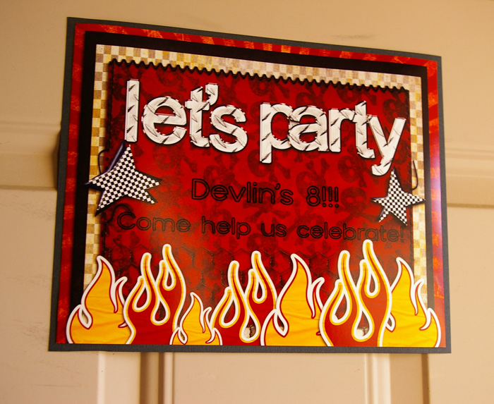 Birthday Party Sign