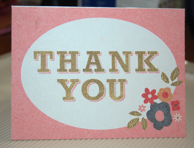 Birthday Thank You Note