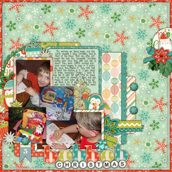 bob bob christmas coloring book