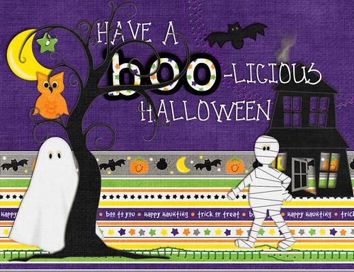 Boo-licious Halloween card