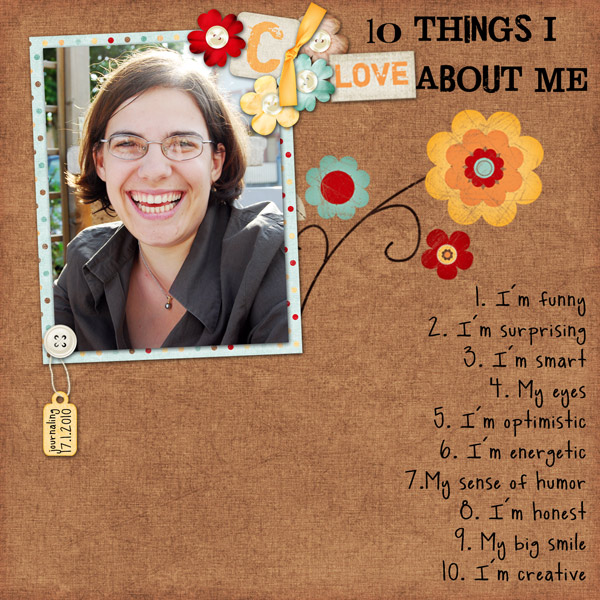 Book of me - 10 things I love