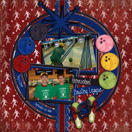 Bowling with my brother