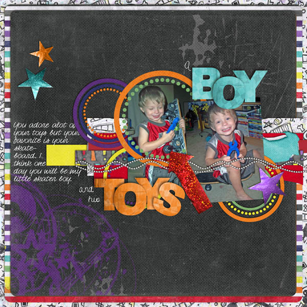 Boy and his Toys