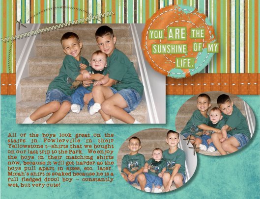 Boys in Yellowstone T-Shirts