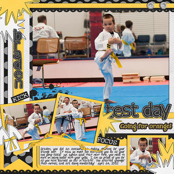 Braden Karate Test