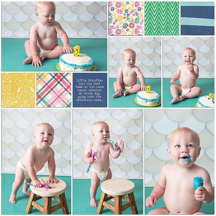 Brantley's Cake Smash (left)
