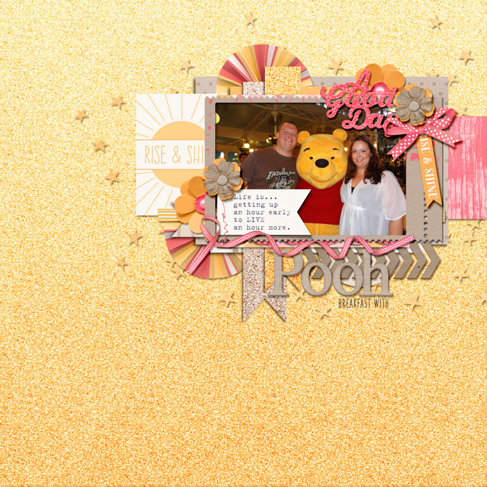 Breakfast with Pooh.