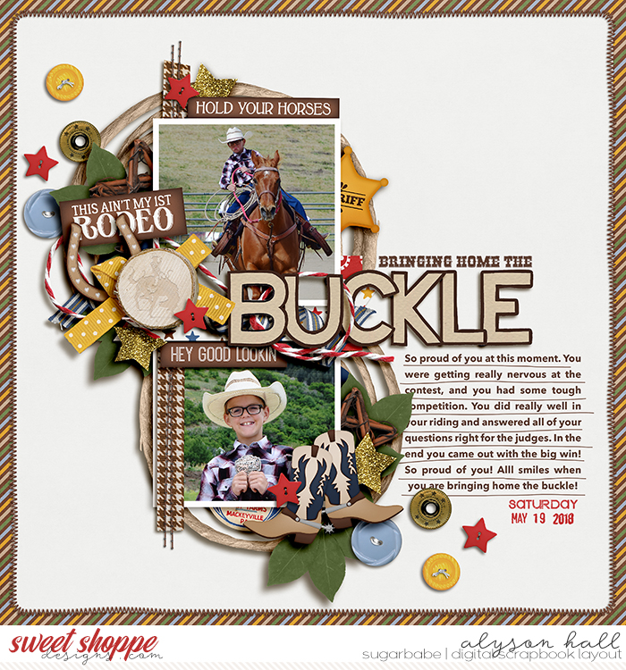 Bringing Home the Buckle