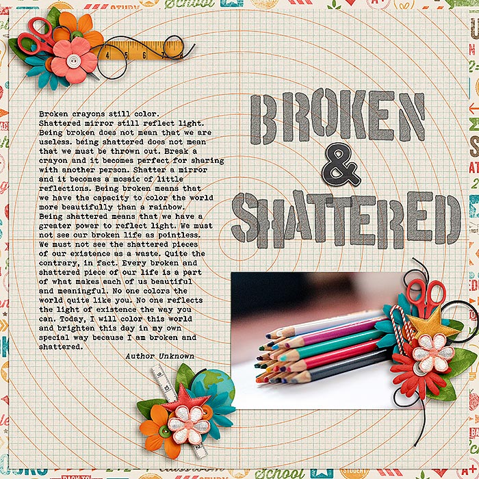 Broken and Shatteted