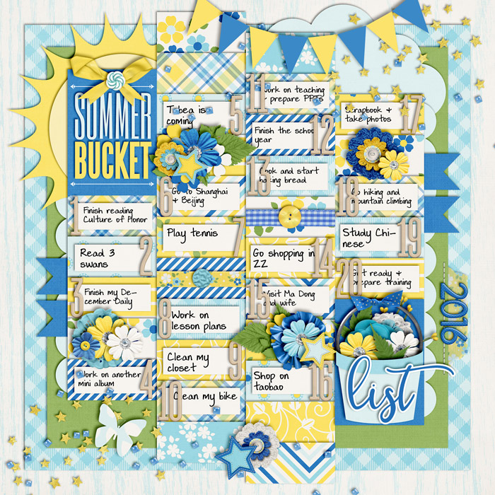Bucket List 2016