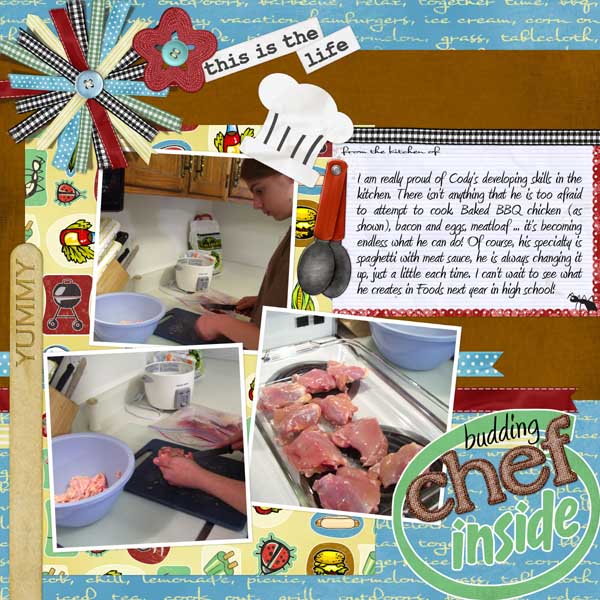 budding chef inside