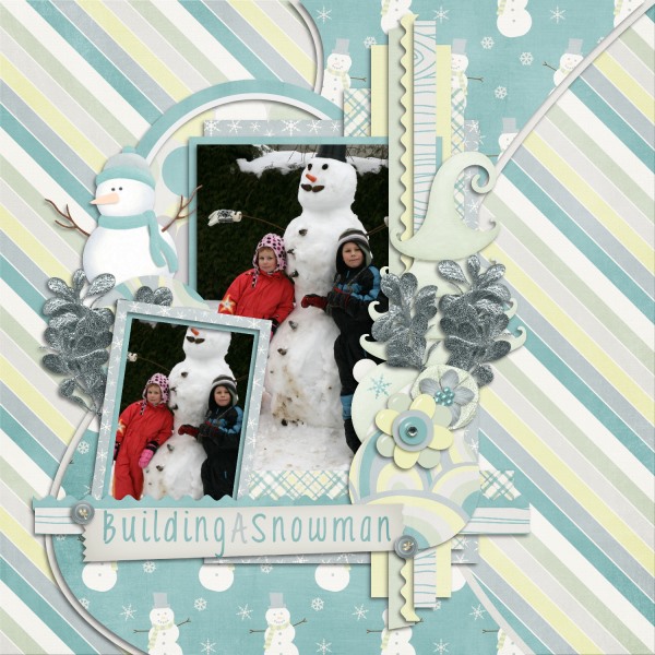 building a snowman