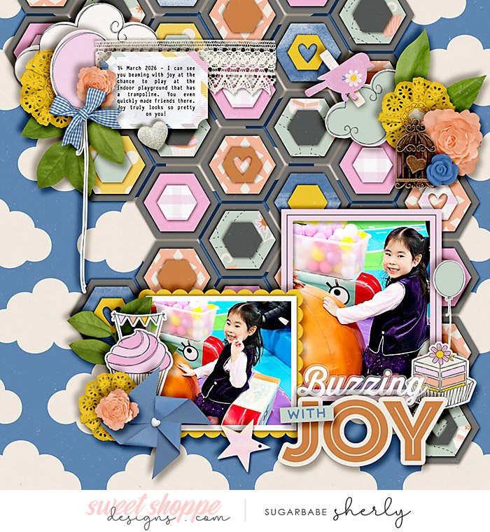 buzzing with joy