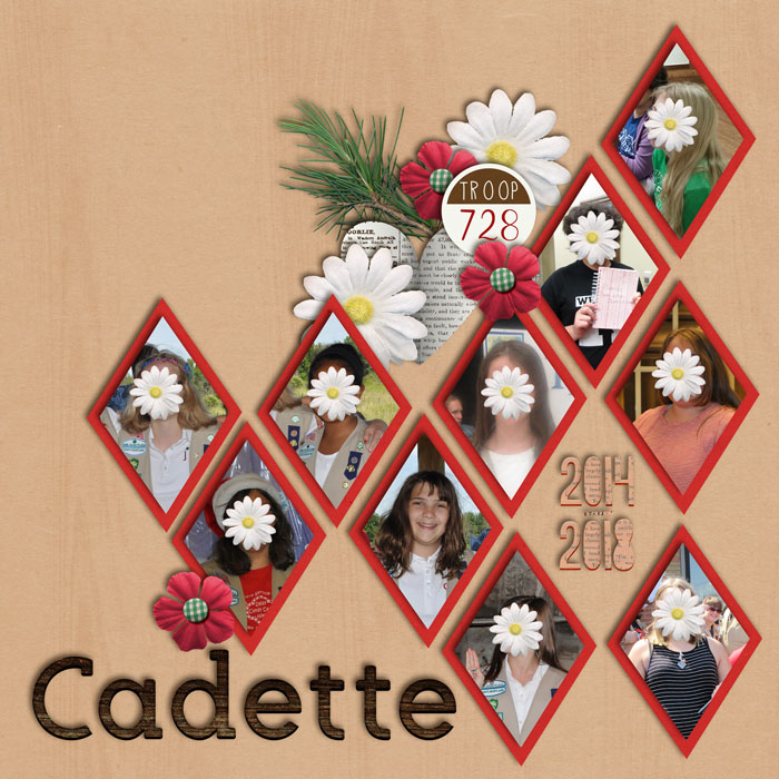 Cadettes from Troop 728
