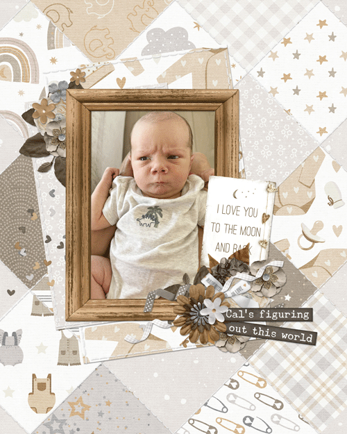 Cal-Baby-Blanket-Squares-Picture-Frame-Slant