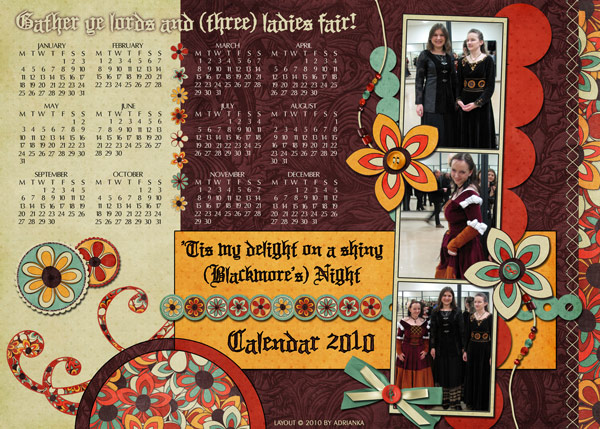 Calendar 2010 :: Blackmore's Night
