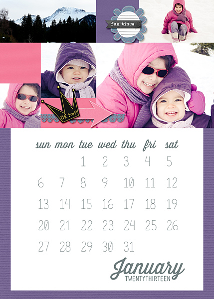 Calendar - January 2013