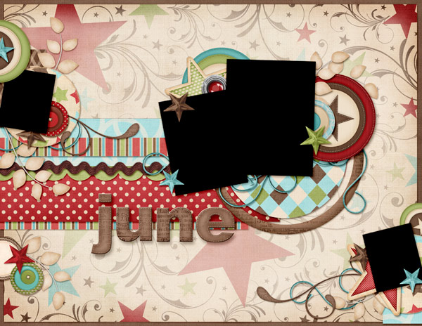 Calendar page #3 - June