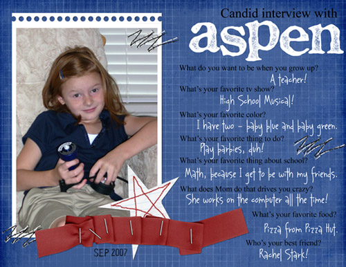 Candid interview with Aspen