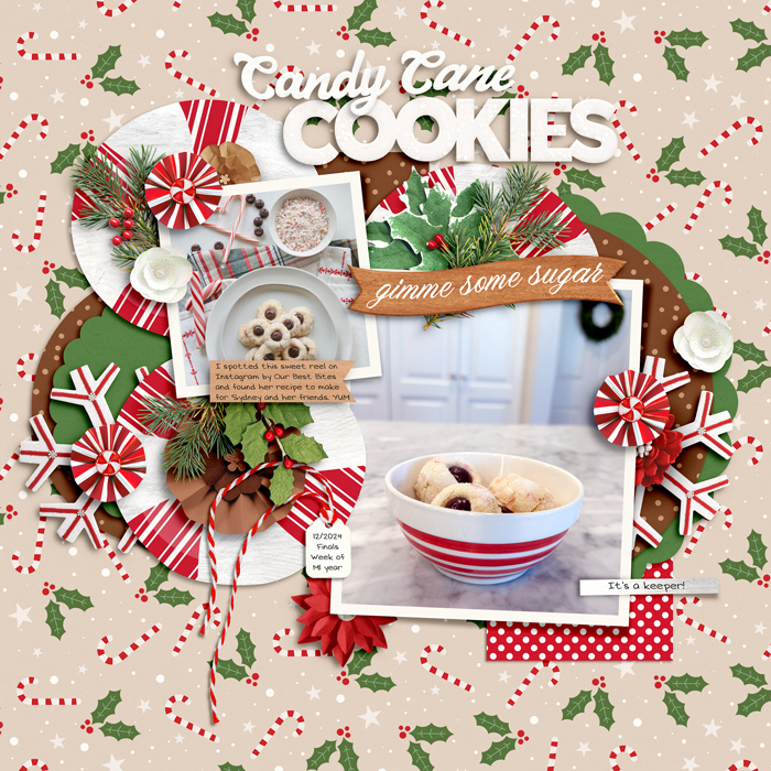 Candy Cane Cookies - 1