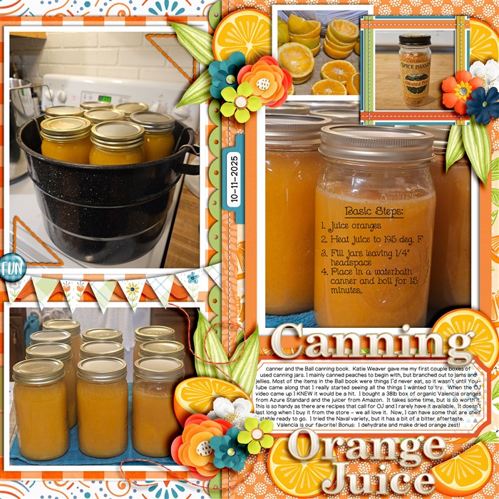 Canning Orange Juice - RIGHT