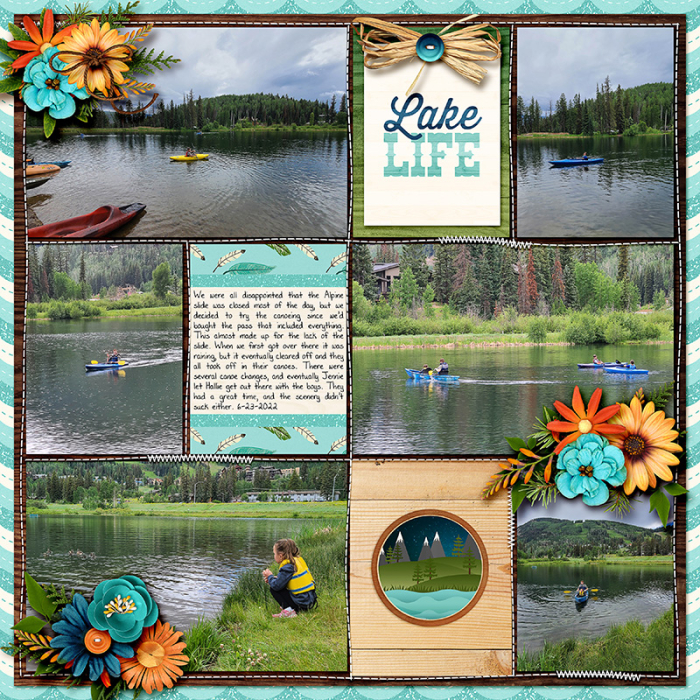 Canoeing left