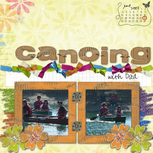 Canoeing with Dad