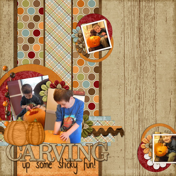 carving up sticky fun