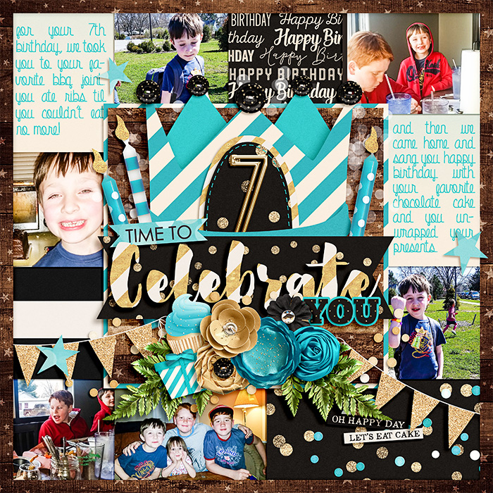 celebrating him