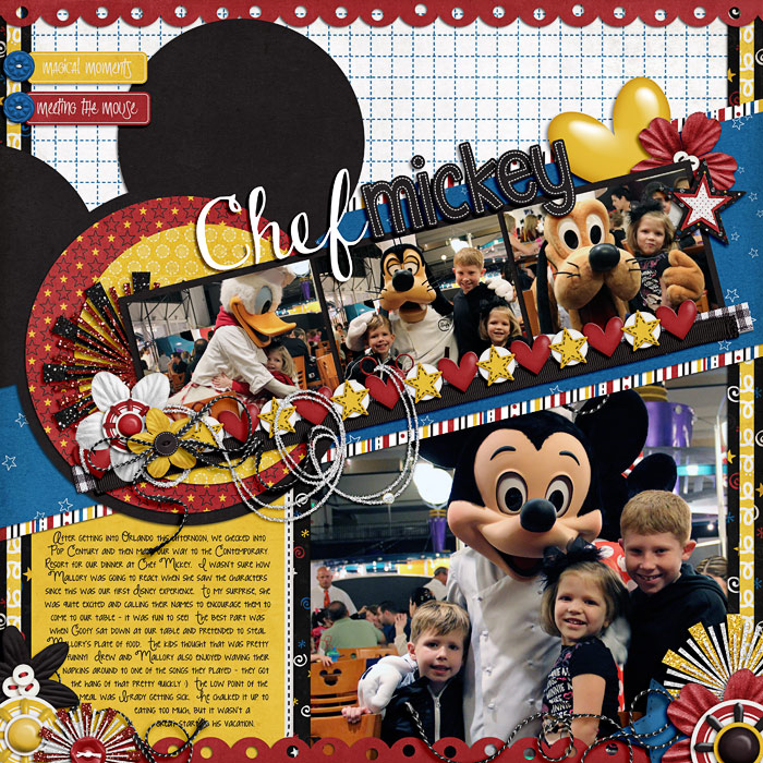 Chef Mickey, left