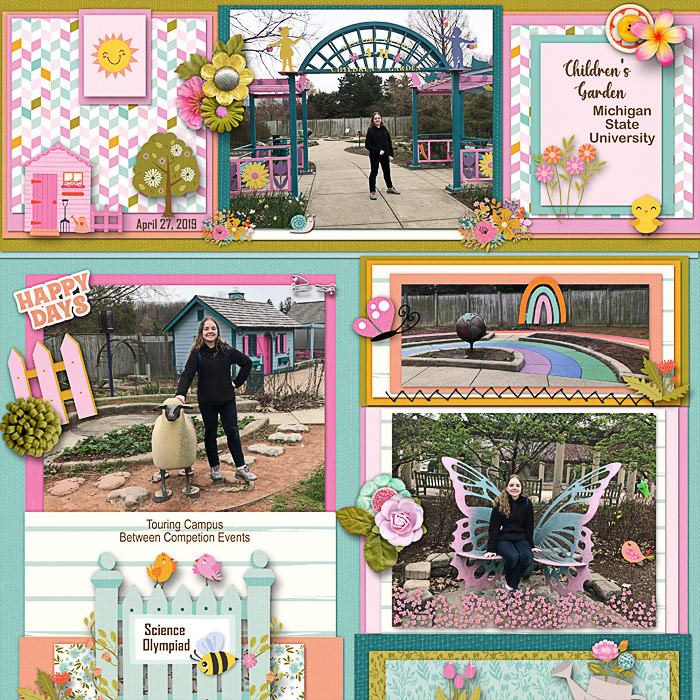 Childrens Garden in Spring
