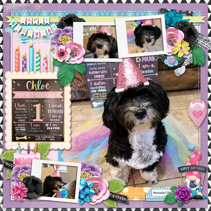 Chloe is 1