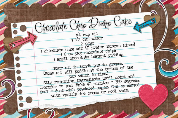 Chocolate Chip Dump Cake