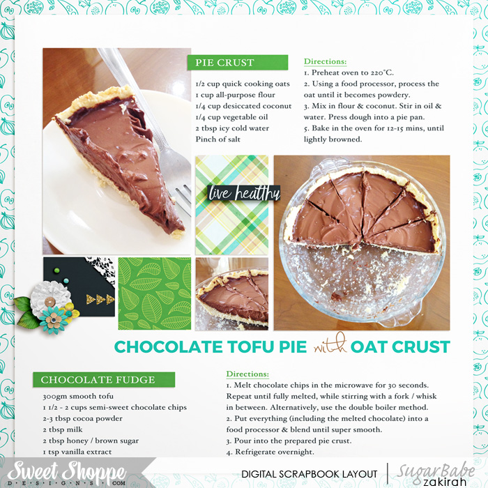 Chocolate Tofu Pie