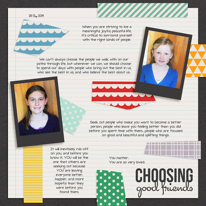 Choosing good friends