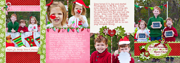 Christmas card, front