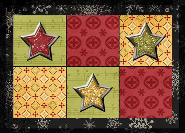 Christmas cards 2010 :: Rectangles