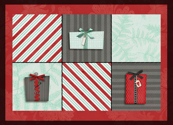 Christmas cards 2010 :: Rectangles