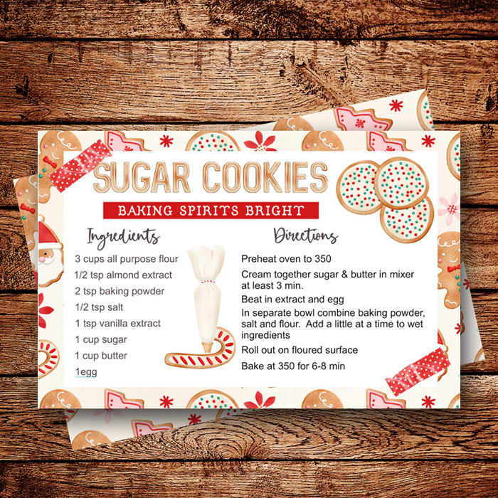 Christmas cookie recipe