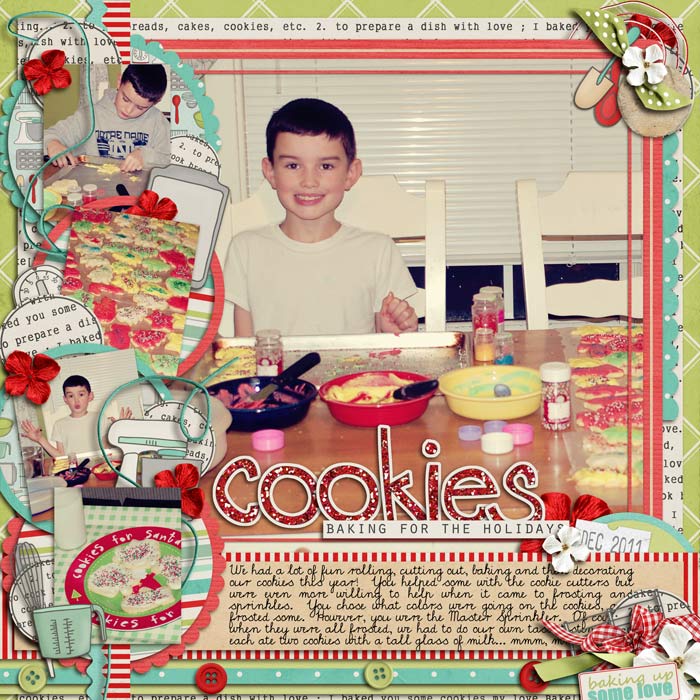 christmas cookies.