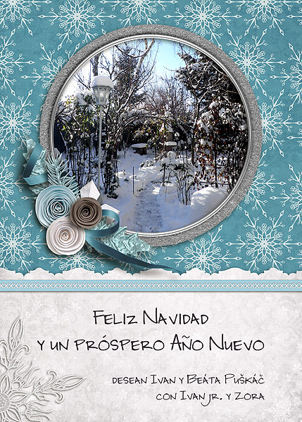 Christmas postcard for MIL