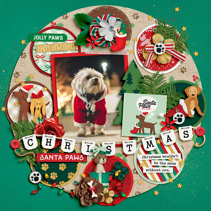 Christmas Santa Paws