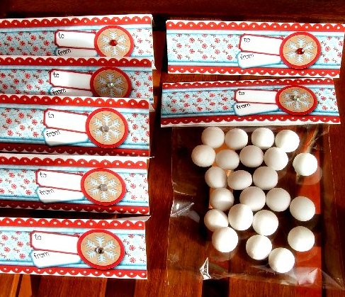 Christmas treat toppers