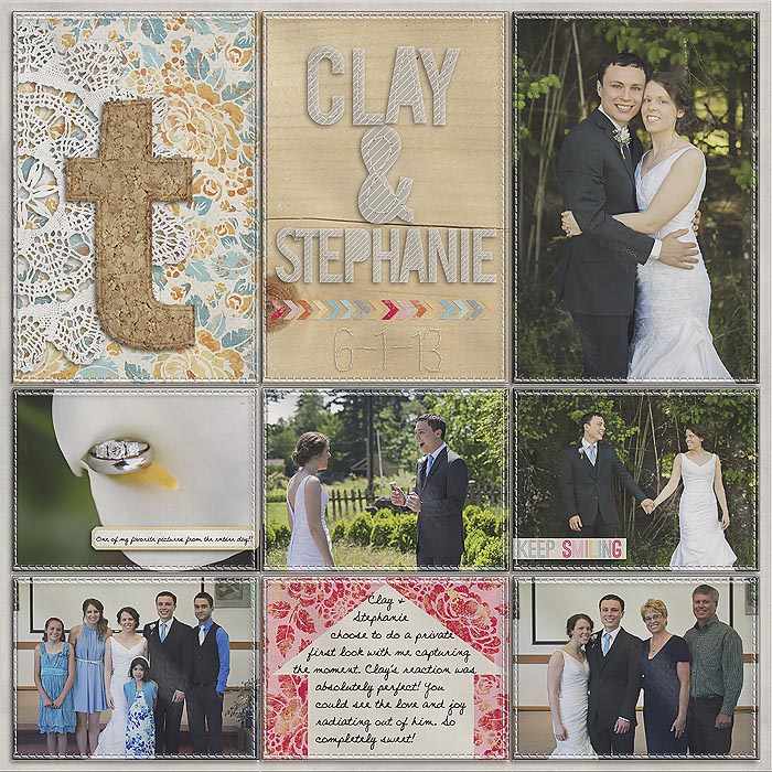 Clay's Wedding (left)