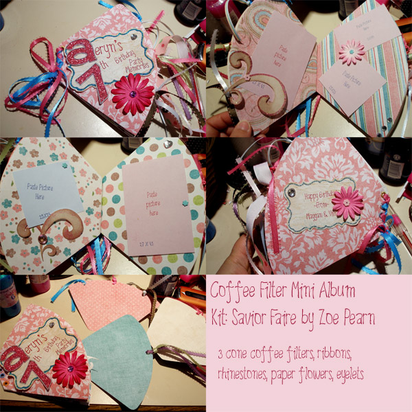 Coffee Filter Mini Album